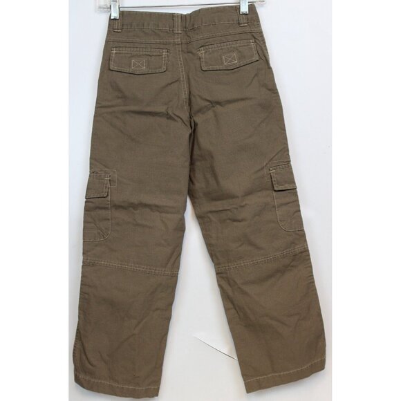 NWT 2007 Gymboree Dark Khaki Cargo Pants Boys sz 8 Pockets Outdoor Straight Fun - Picture 4 of 6